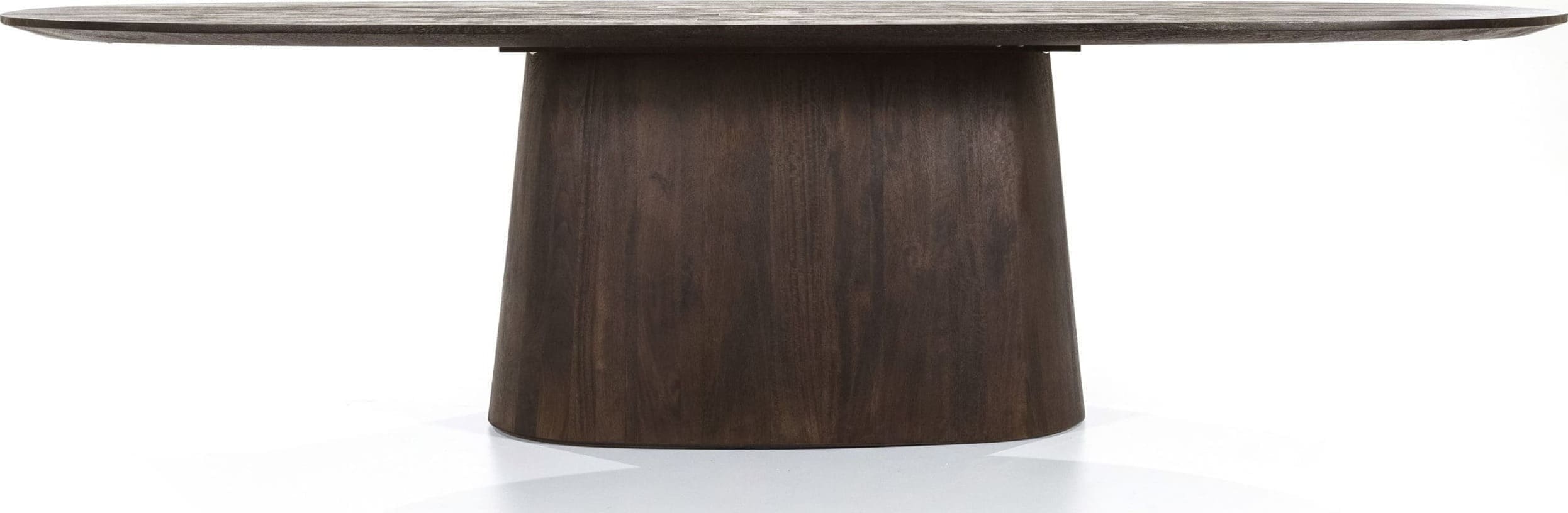 Eettafel Aron Ovaal 300x110 - Bruin Eleonora Eettafel 95672