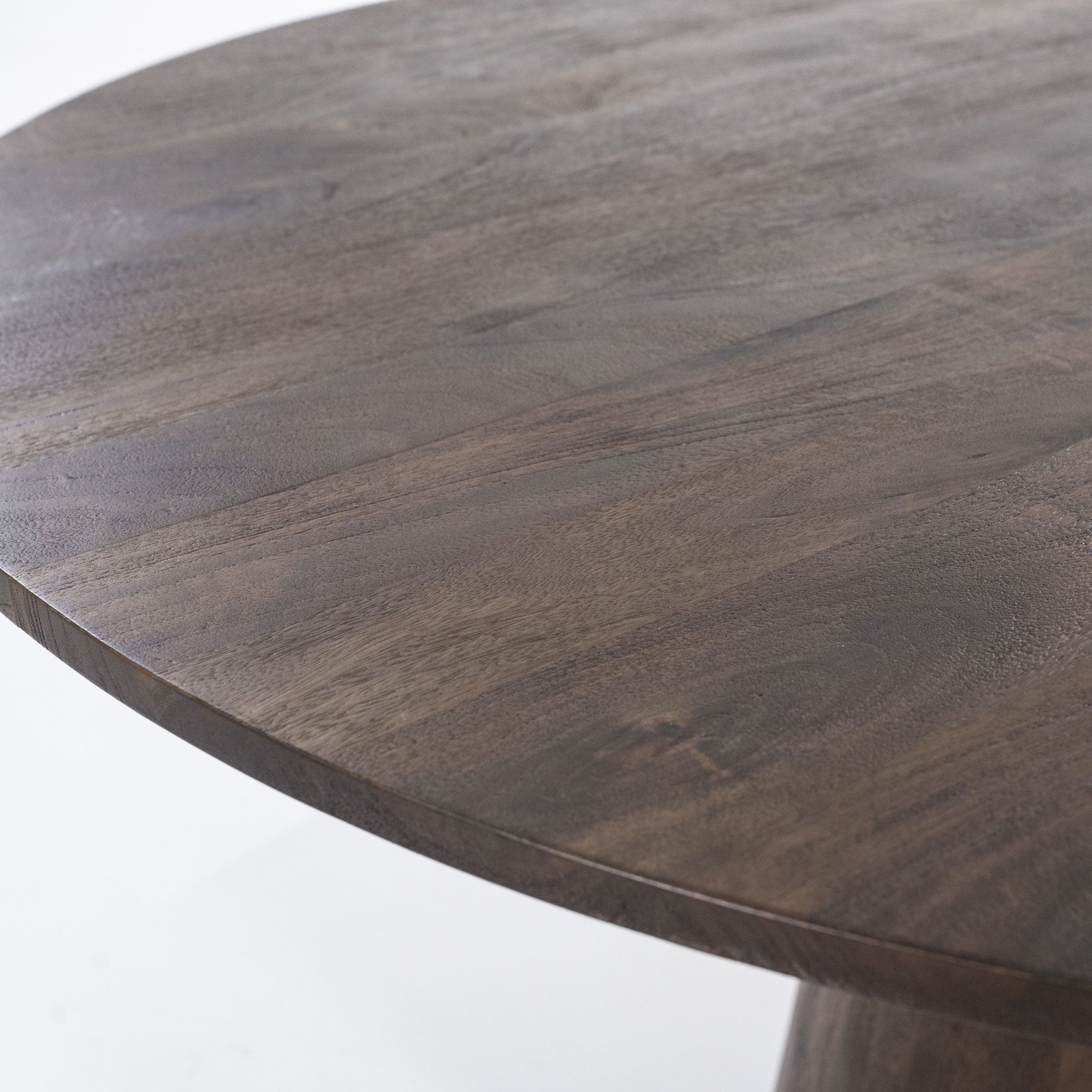 Eettafel Aron Rond 130 - Bruin Eleonora Eettafel 95656