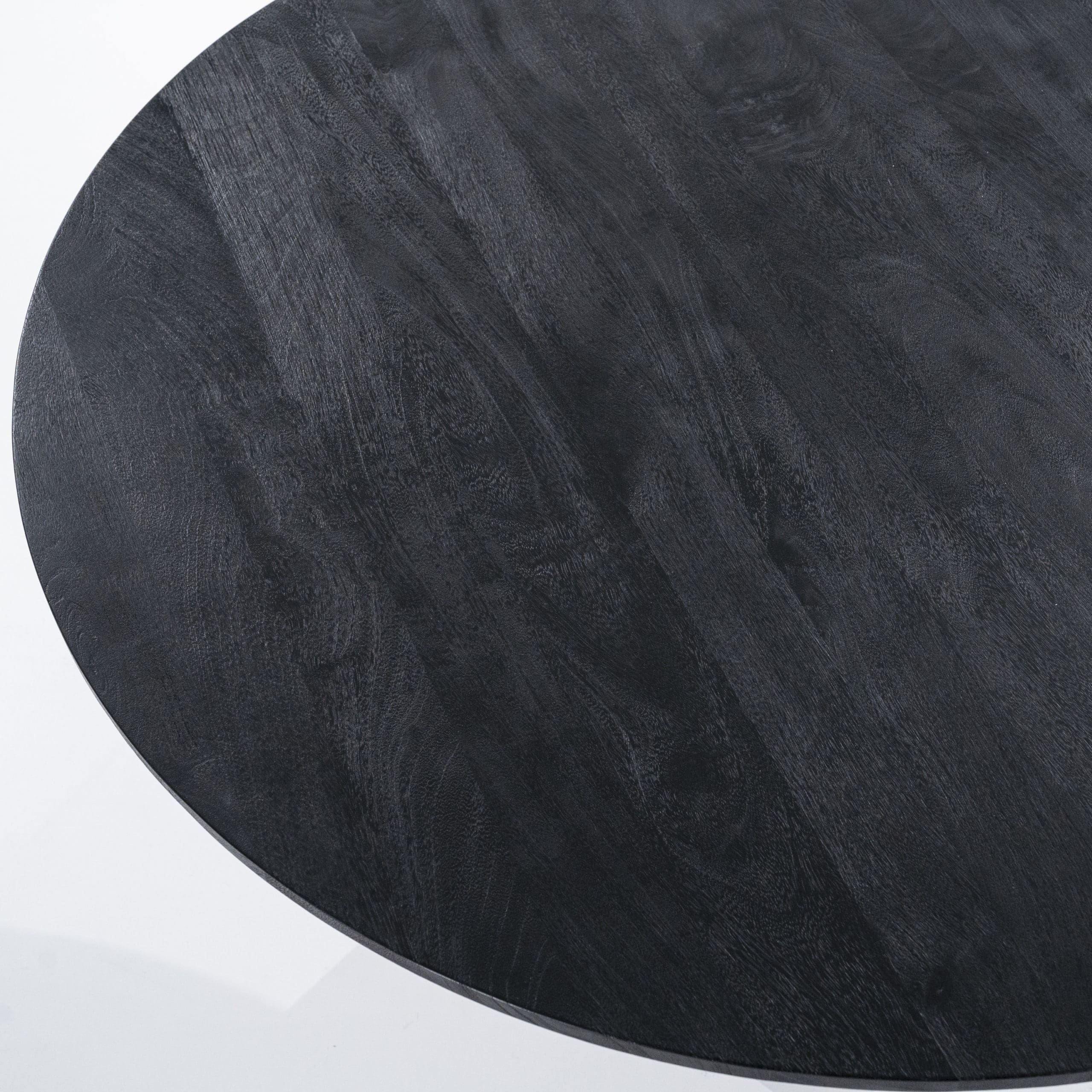 Eettafel Aron Rond 130 - Zwart Eleonora Eettafel 95657