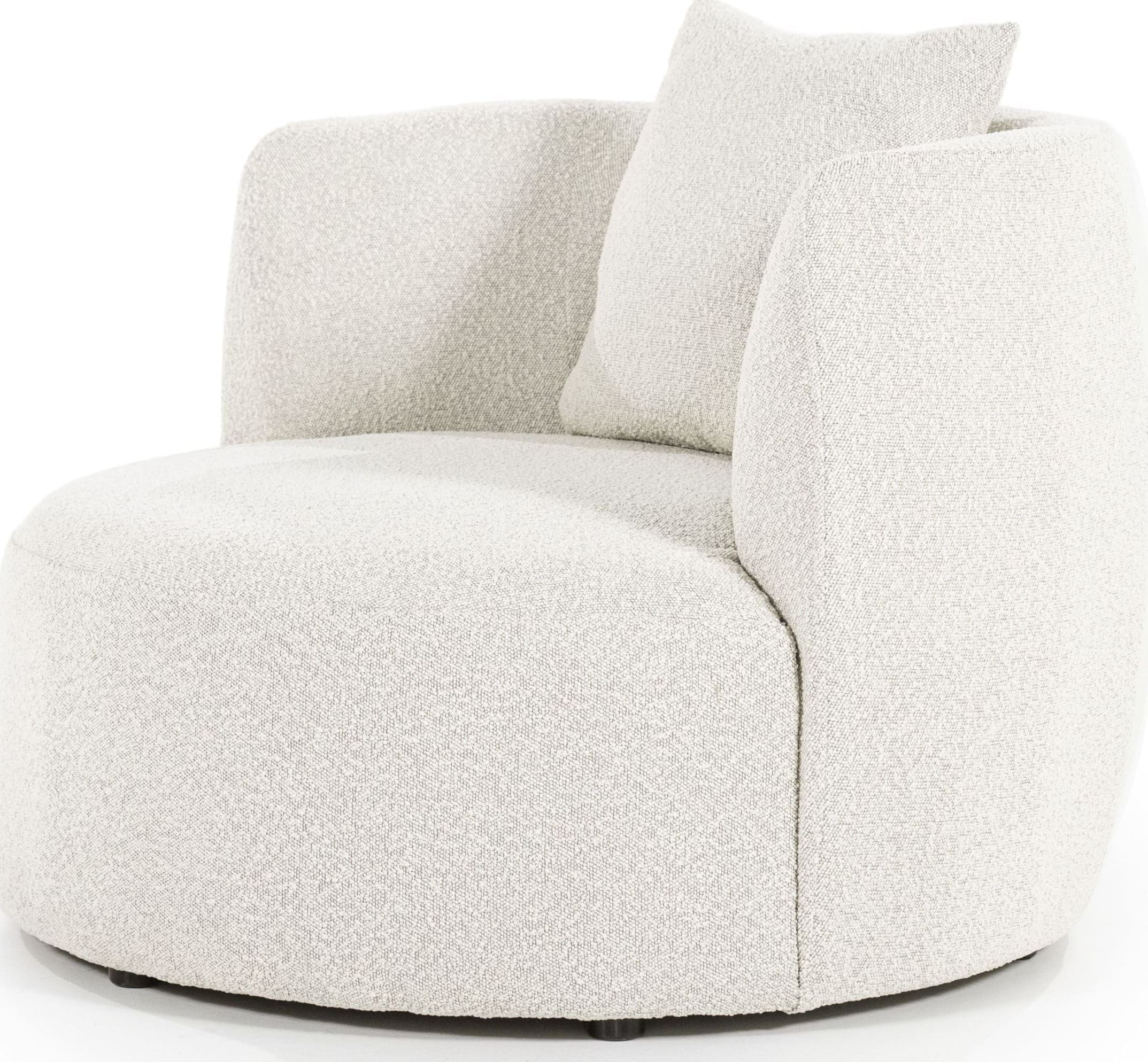 Fauteuil Louis Met Kussen - Beige Spark Eleonora Fauteuil 95804