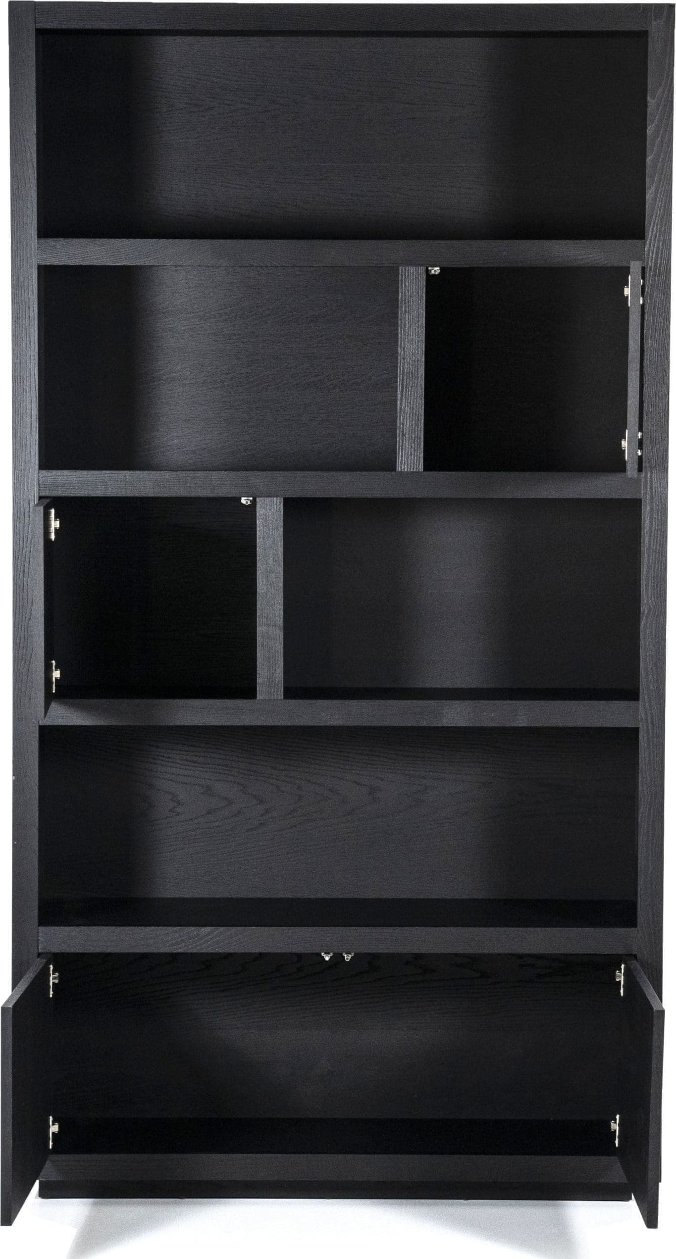 Kabinet Helsinki 120x220cm 4-drs. - Zwart Eleonora Kast 95724
