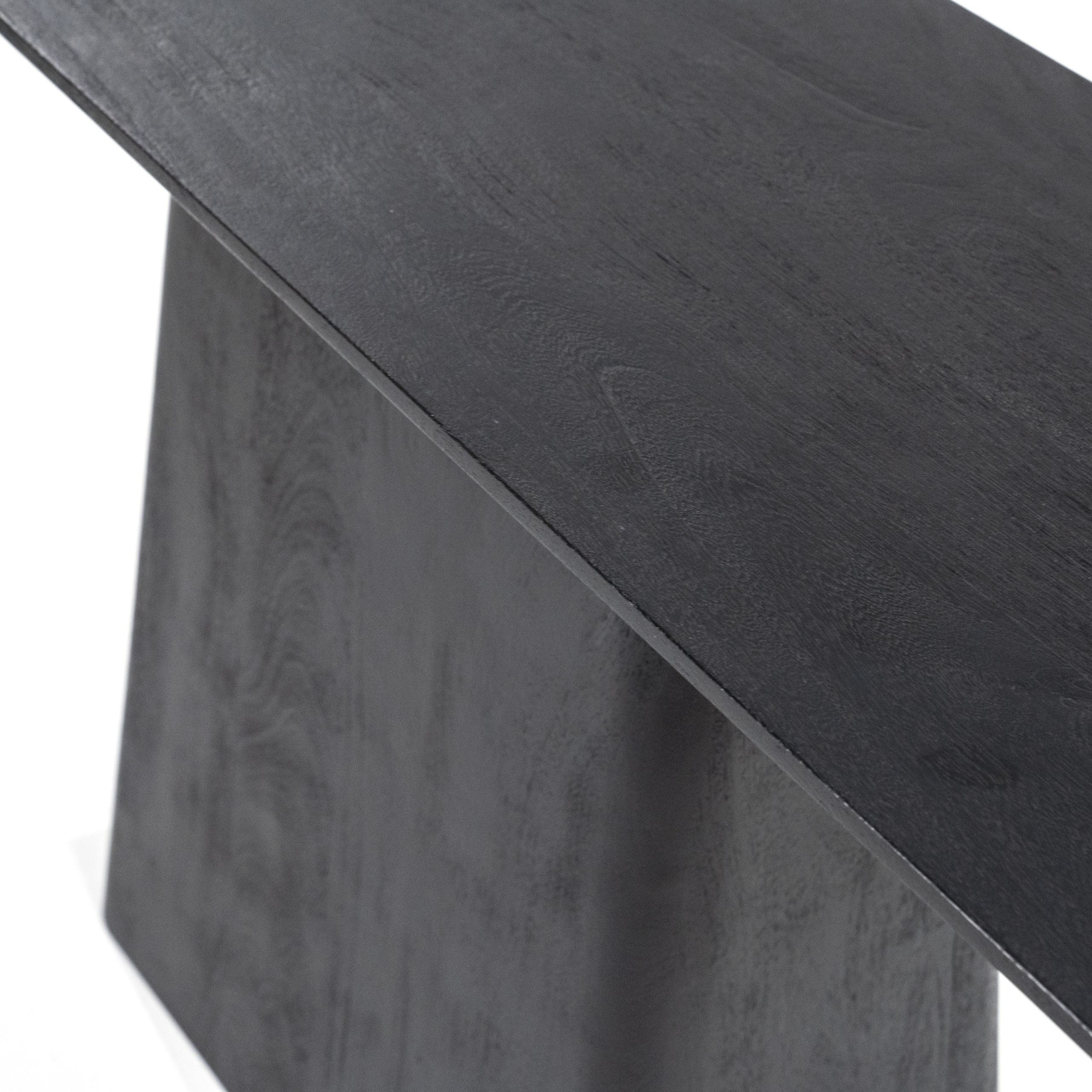 Sidetable Aron 180x40 - Zwart Eleonora Bijzettafel|Wandtafel 95768