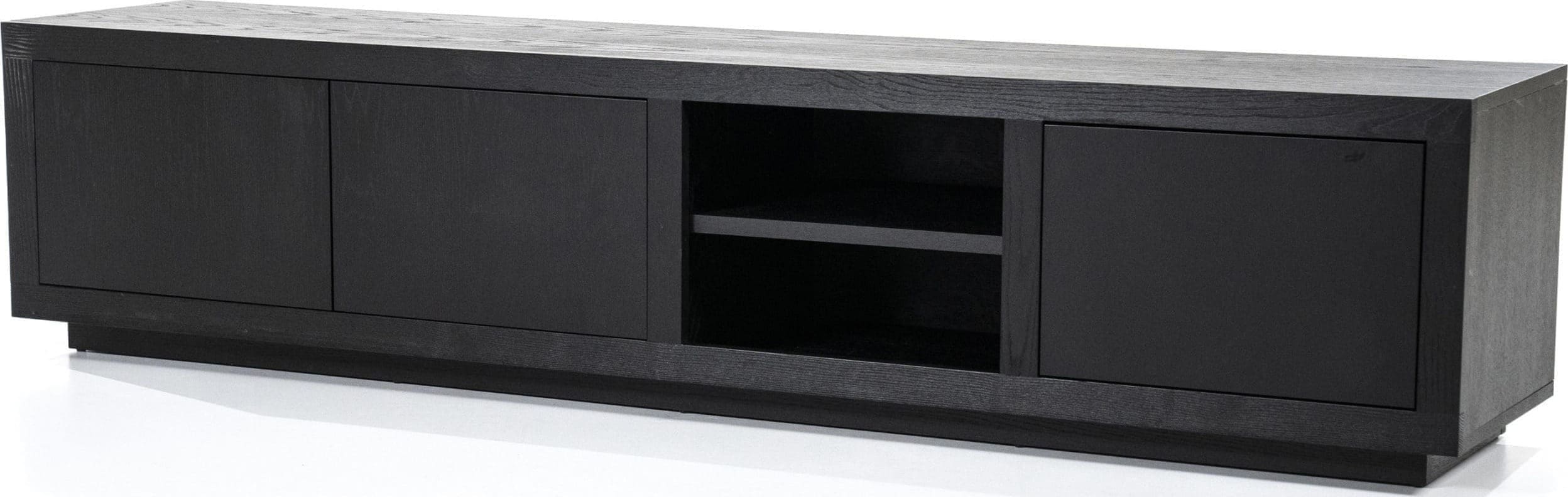 TV Meubel Helsinki 200 cm 2-drs. 1 Lade - Zwart Eleonora Tv-meubell|Tv-dressoir 95721