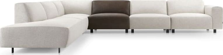 Baenks Brentwood hoekbank Bruin|Naturel