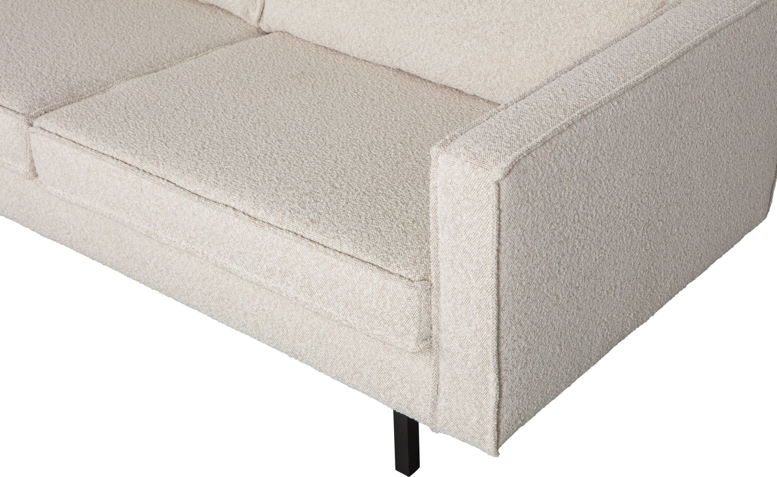 BePureHome Rodeo 2,5-zitsbank Bouclé Naturel Naturel Bank