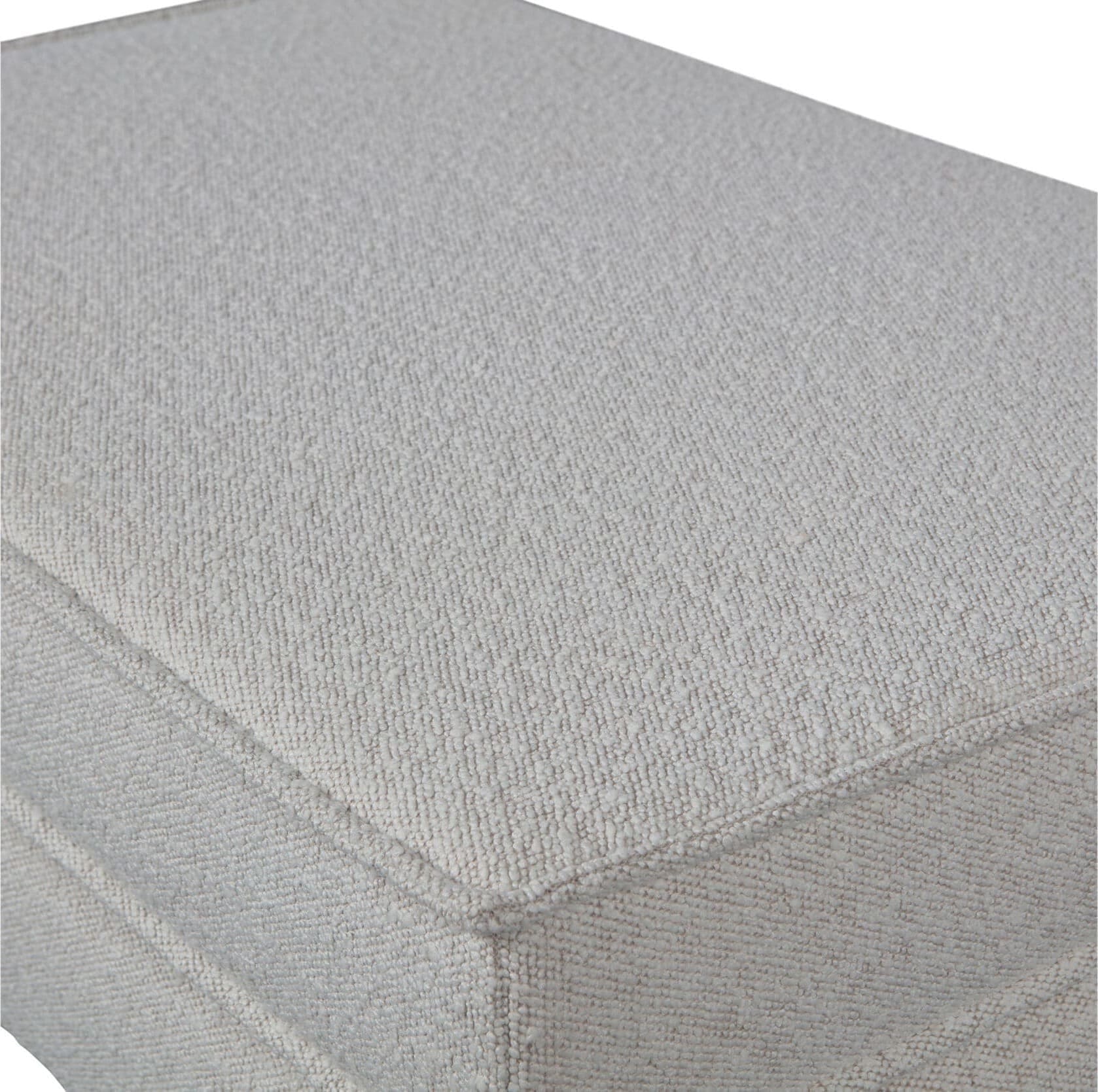 BePureHome Rodeo Hocker Op Poten Bouclé Naturel Naturel Hocker