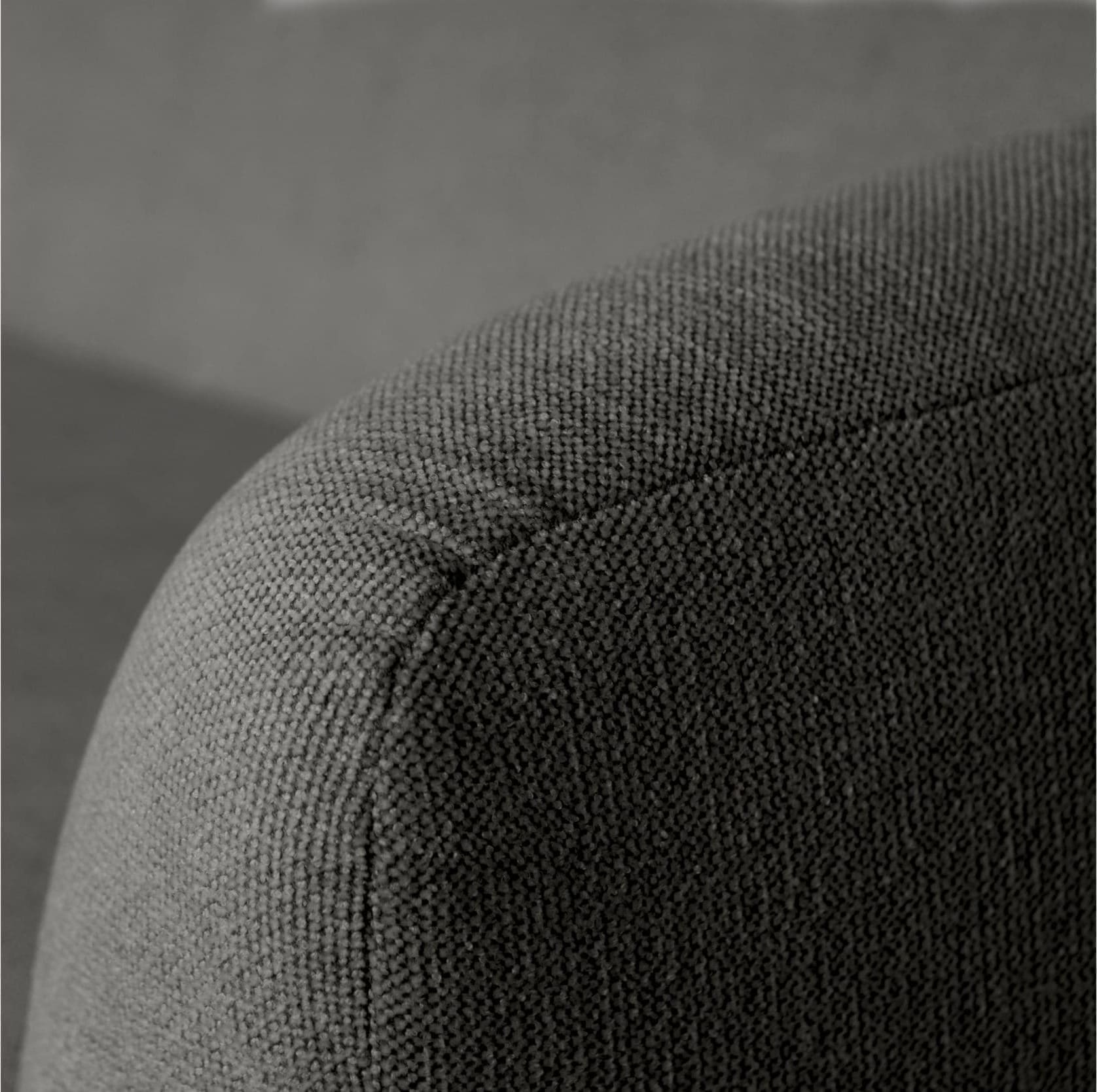 BePureHome Sloping 3-zitsbank Grijs/zwart Melange Zwart