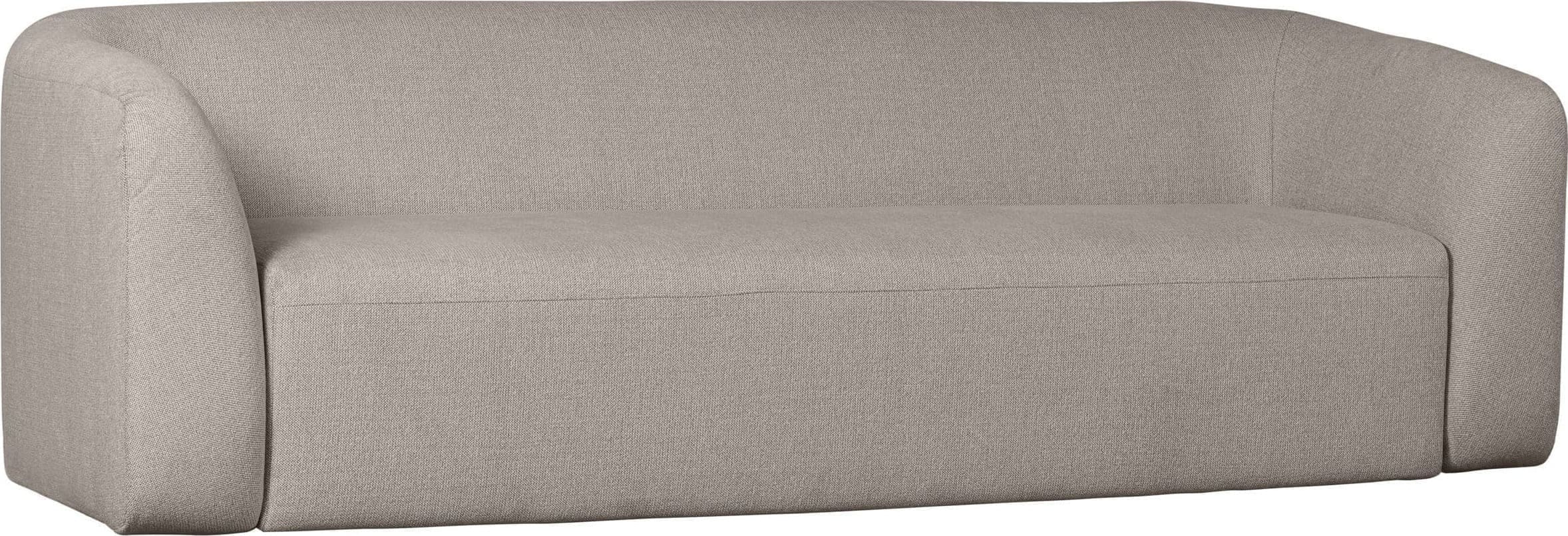 BePureHome Sloping 3-zitsbank Off White Melange Wit
