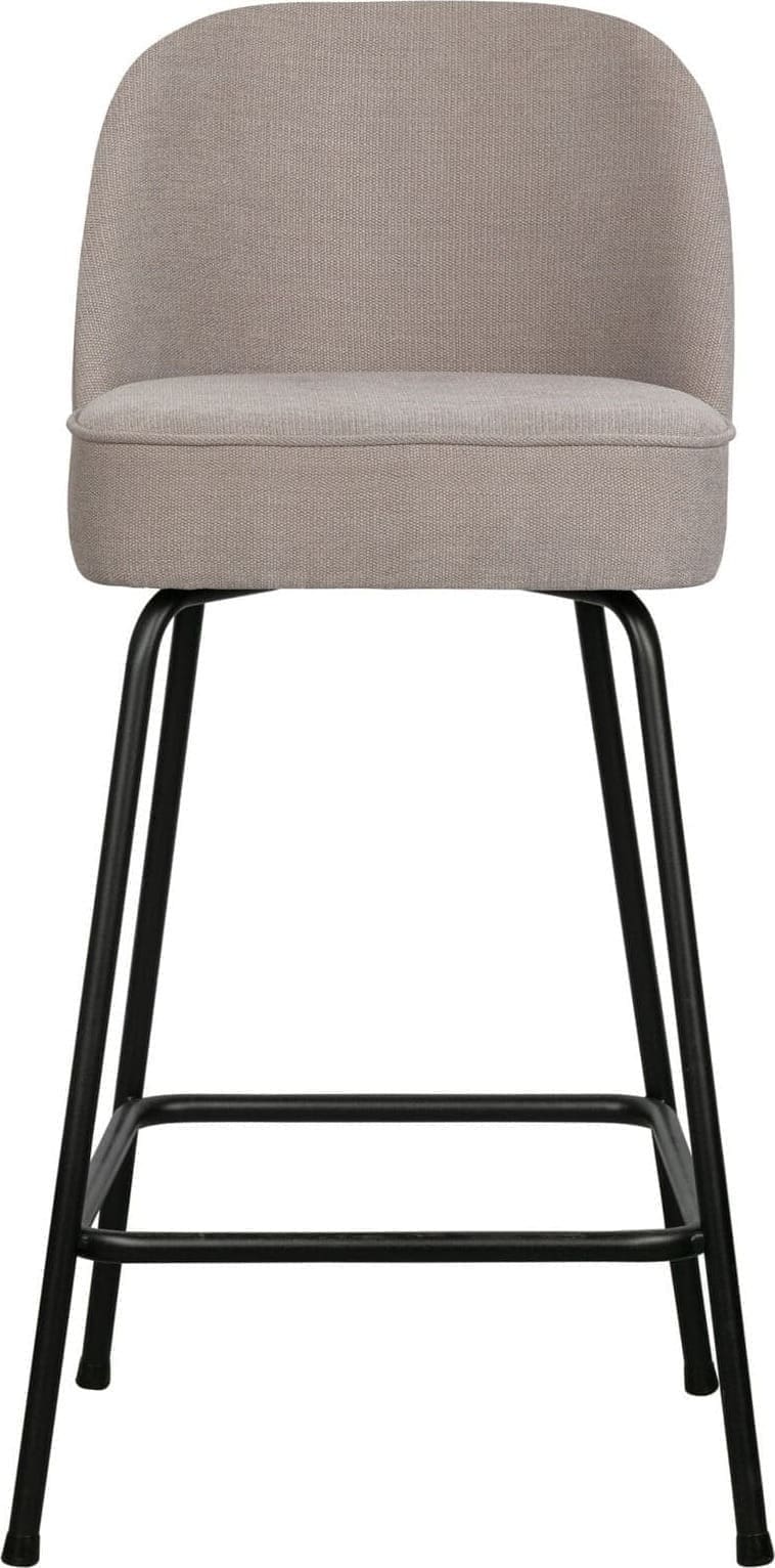 BePureHome Vogue Barstoel 65cm Geweven Stof Zand Beige|Bruin Barstoel