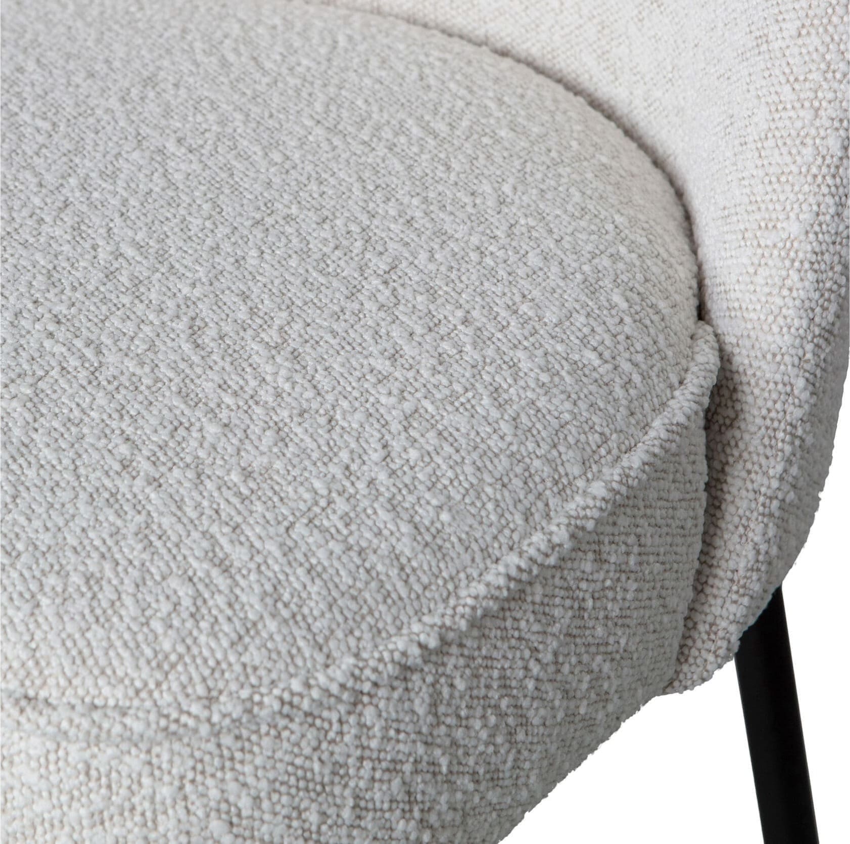 BePureHome Vogue Eetbank Bouclé Naturel Naturel Bank