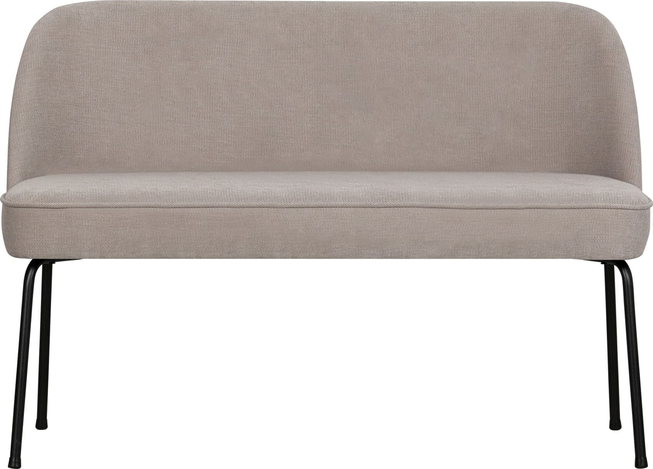 BePureHome Vogue Eetbank Geweven Stof Zand Beige|Bruin Bank
