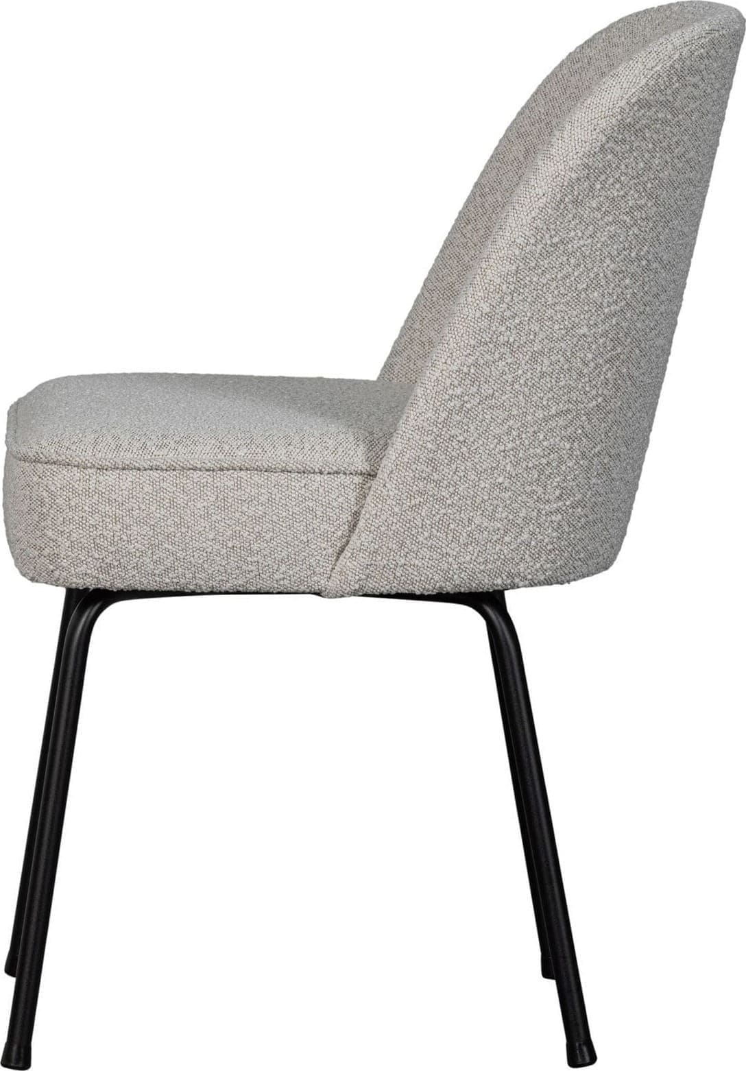 BePureHome Vogue Eetkamerstoel Bouclé Naturel Naturel Eetkamerstoel