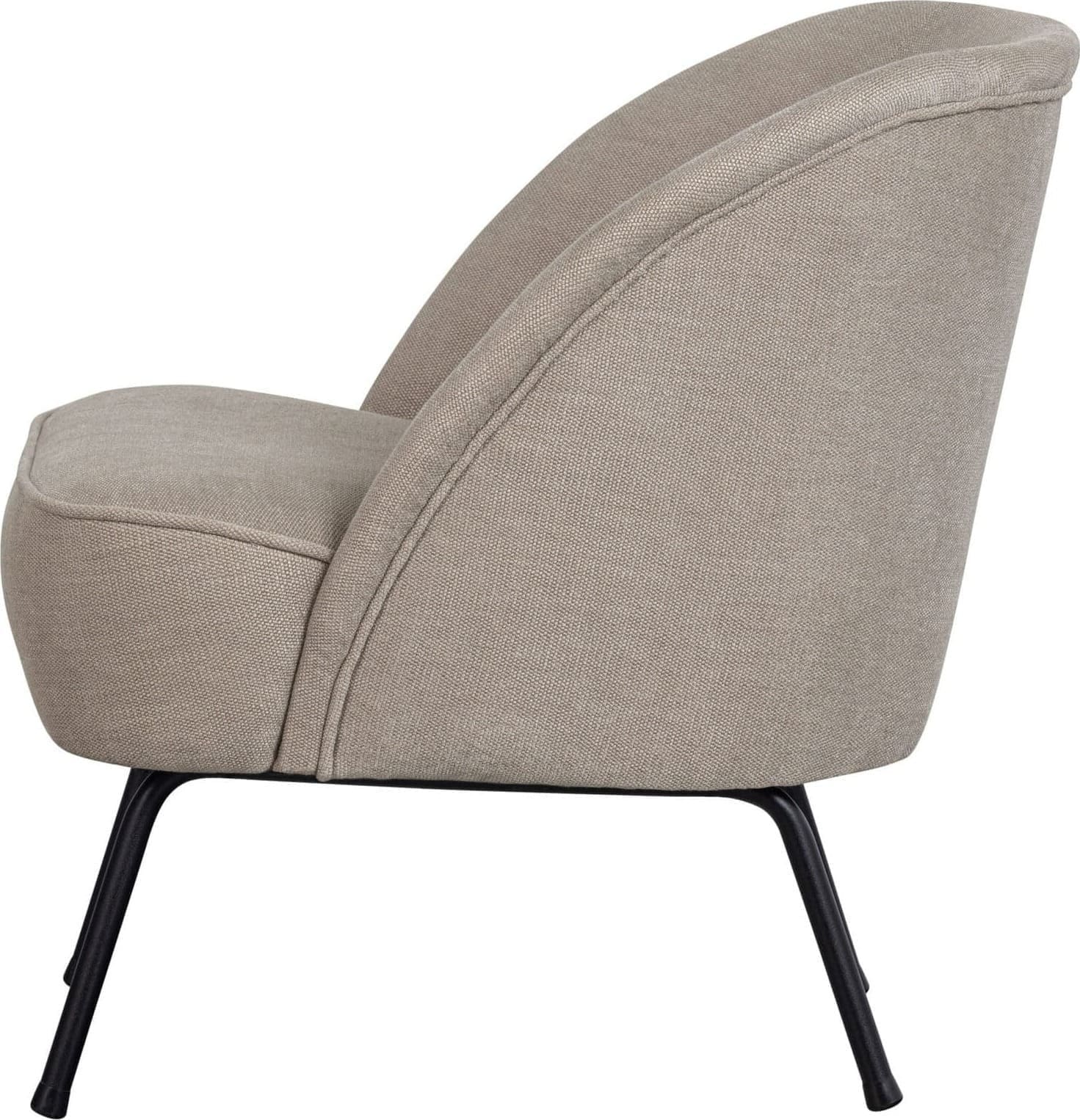 BePureHome Vogue Fauteuil Geweven Stof Zand Beige|Bruin Fauteuil