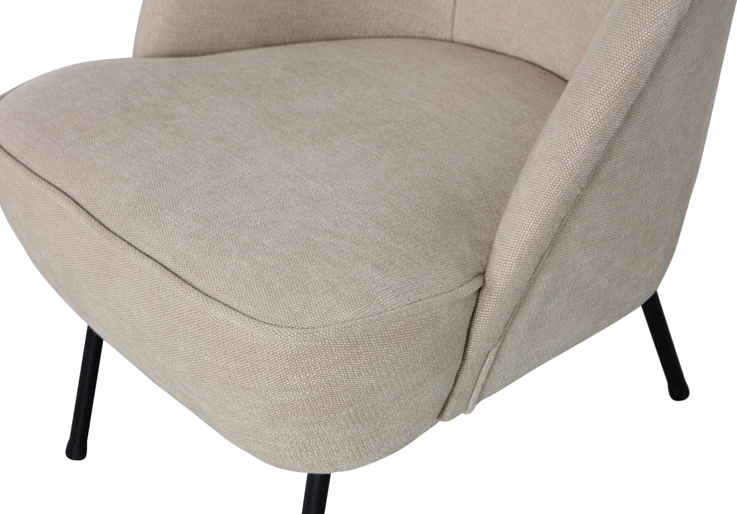 BePureHome Vogue Fauteuil Geweven Stof Zand Beige|Bruin Fauteuil
