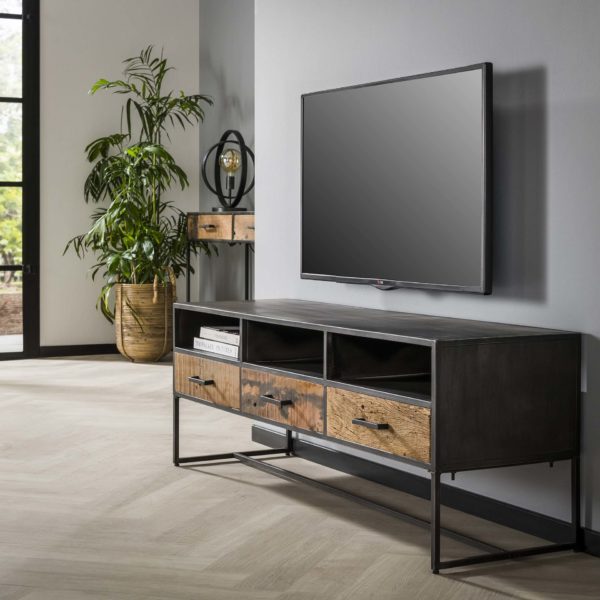 TV-meubel 3L Blend - Robuust Hardhout Bullcraft Tv-meubell|Tv-dressoir 2403/20