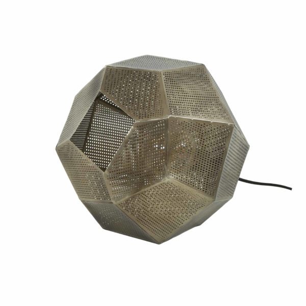 Tafellamp Punched Hexagon - Antiek Koper Finish Bullcraft Tafellamp 7159/32A