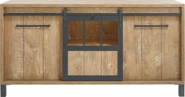 Profijt Meubel Dressoir Alva Bruin|Naturel Dressoir
