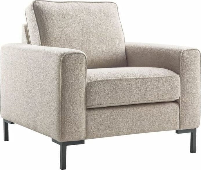 Profijt Meubel Fauteuil Totham beige Beige|Wit Fauteuil