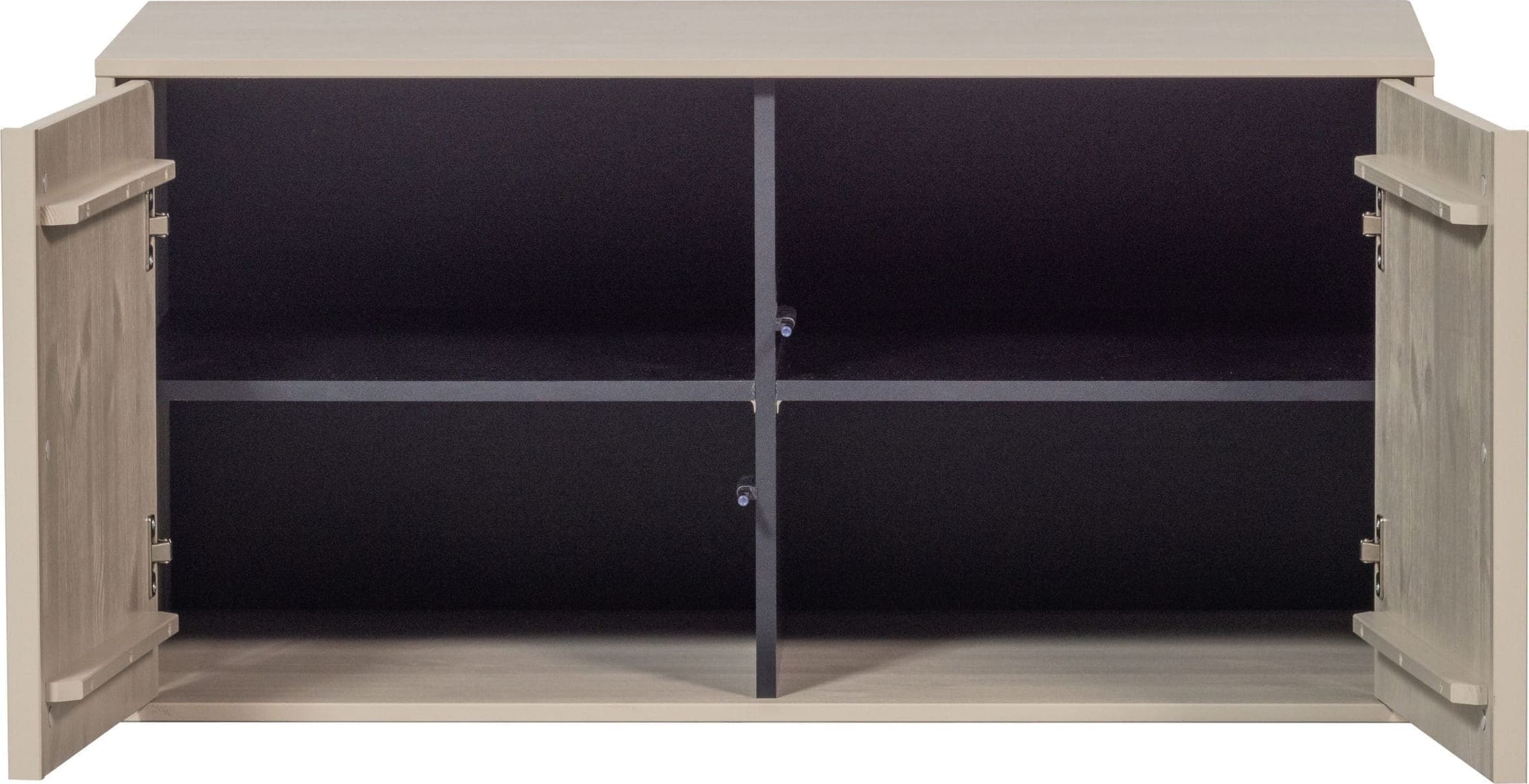 vtwonen Daily Closet Double 50x100cm Grenen Dakargrau Grijs Kast