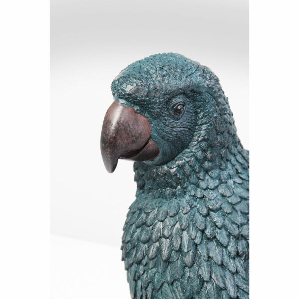 Beeld Parrot Bluegreen Kare Design Beeld 61631