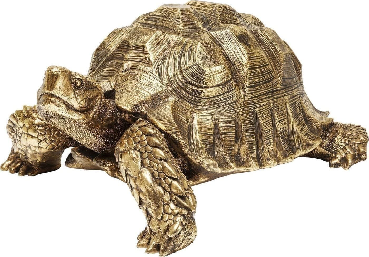 Beeld Turtle Gold Big Kare Design Beeld 30142