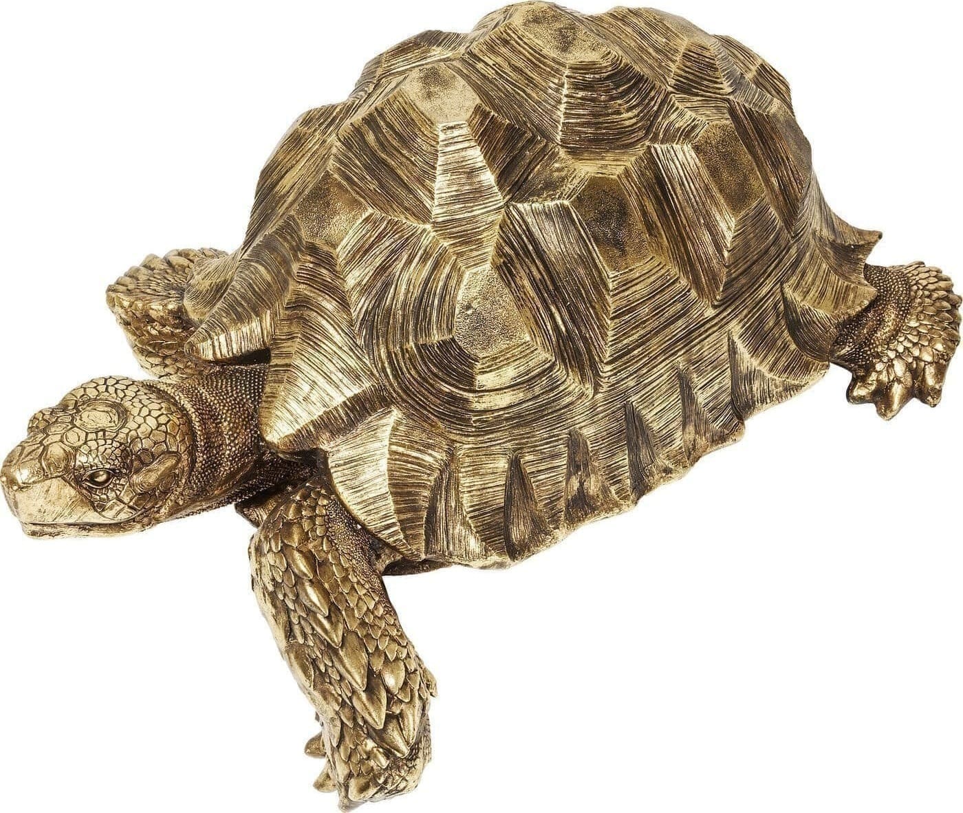 Beeld Turtle Gold Big Kare Design Beeld 30142