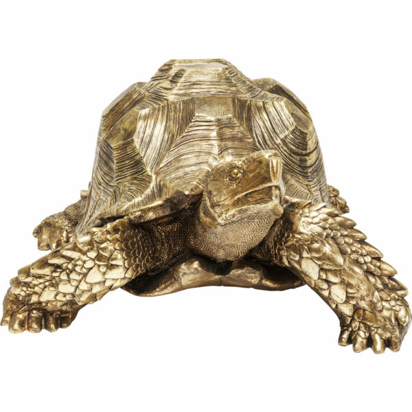 Beeld Turtle Gold Big Kare Design Beeld 30142