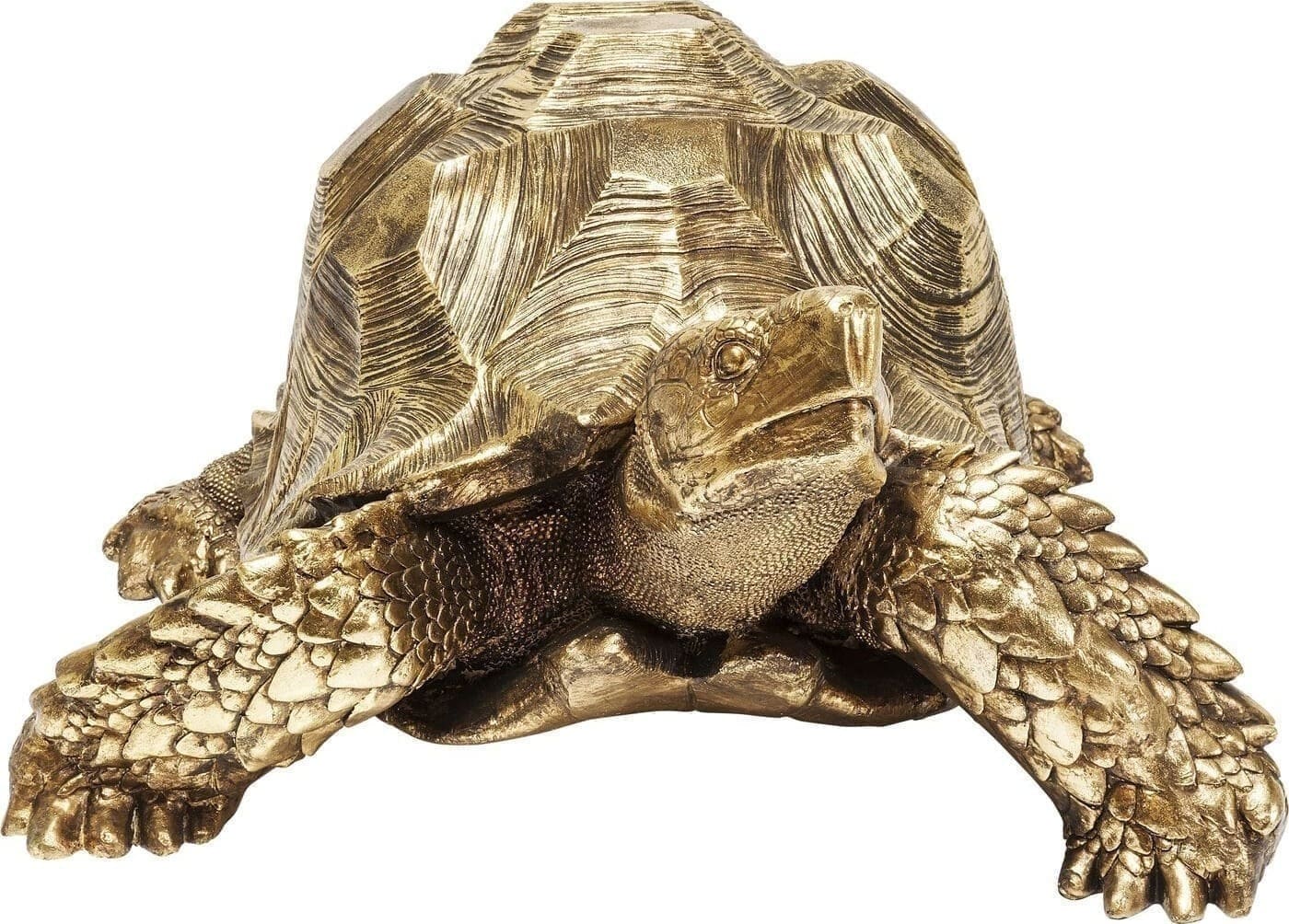 Beeld Turtle Gold Big Kare Design Beeld 30142