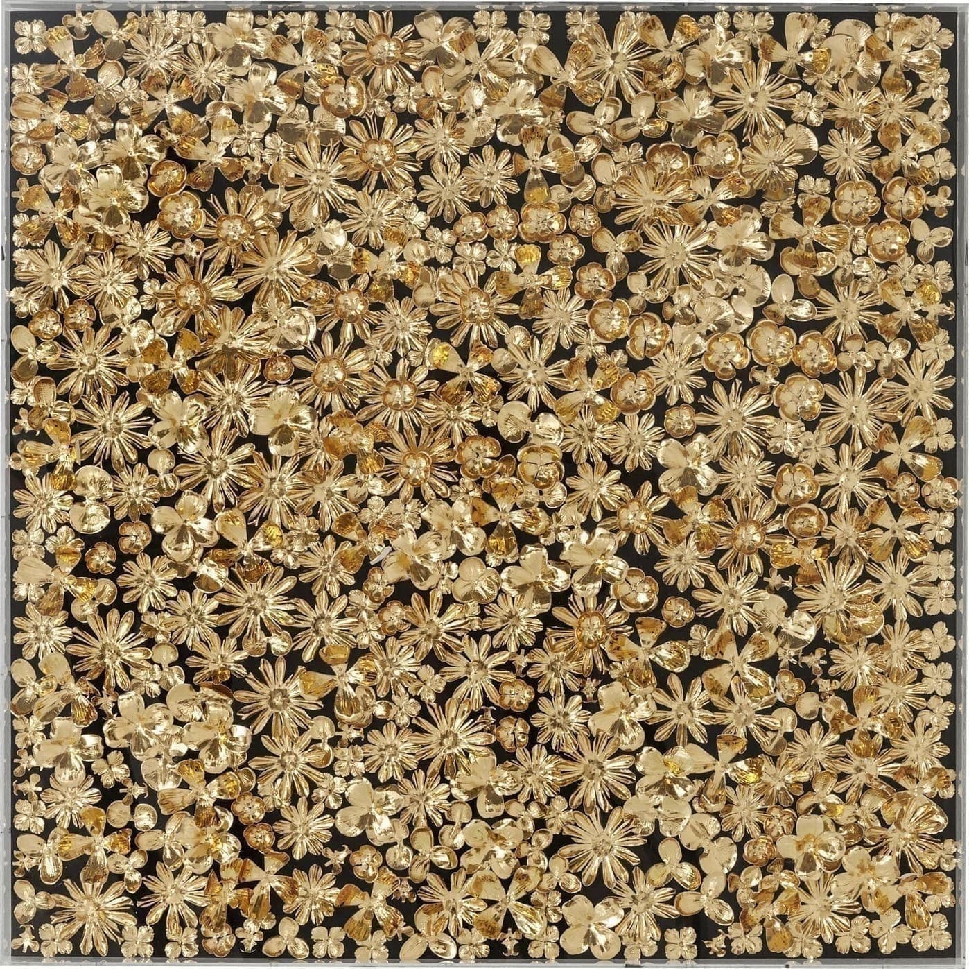 Fotolijst Gold Flower 120x120cm Kare Design Fotolijst 39249