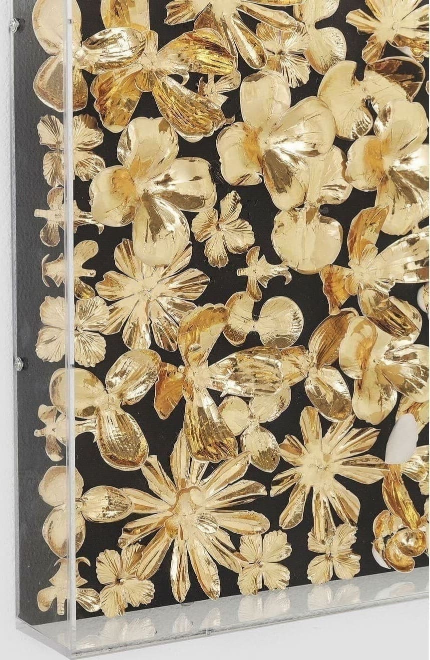 Fotolijst Gold Flower 120x120cm Kare Design Fotolijst 39249