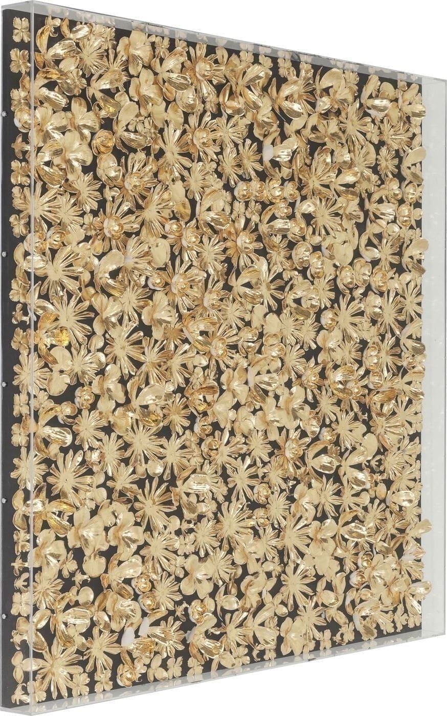 Fotolijst Gold Flower 120x120cm Kare Design Fotolijst 39249
