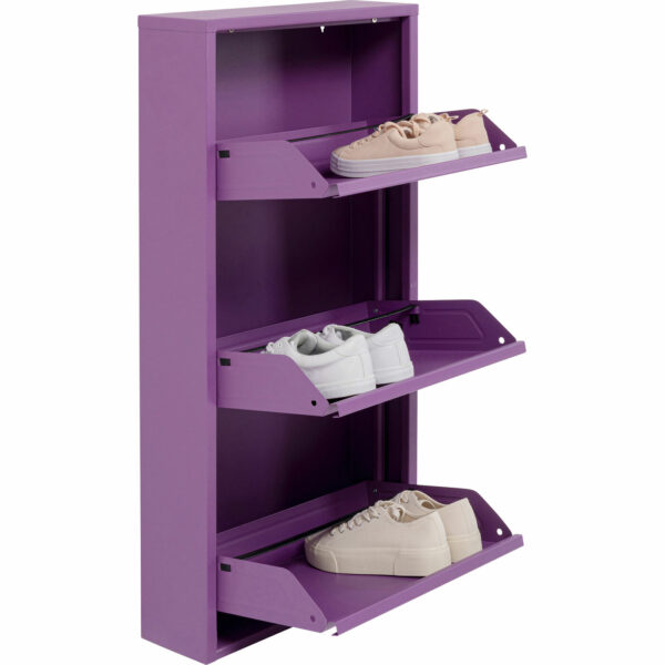 Schoenenkast Caruso 3 Purple (MO) Kare Design Schoenenkast 86917