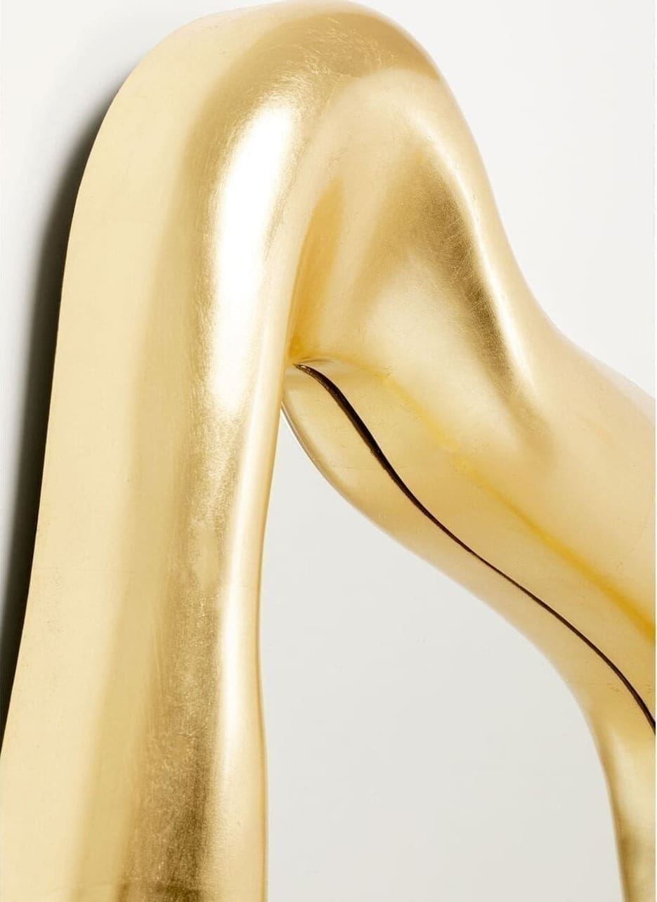 Spiegel Hologram Gold 119x76cm Kare Design Spiegel 83206