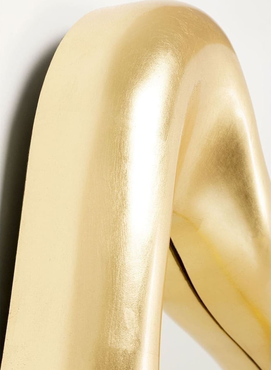 Spiegel Hologram Gold 119x76cm Kare Design Spiegel 83206