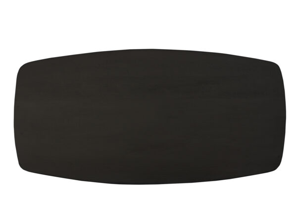 Livingfurn Eettafel Jesper Black 180cm Zwart Eettafel