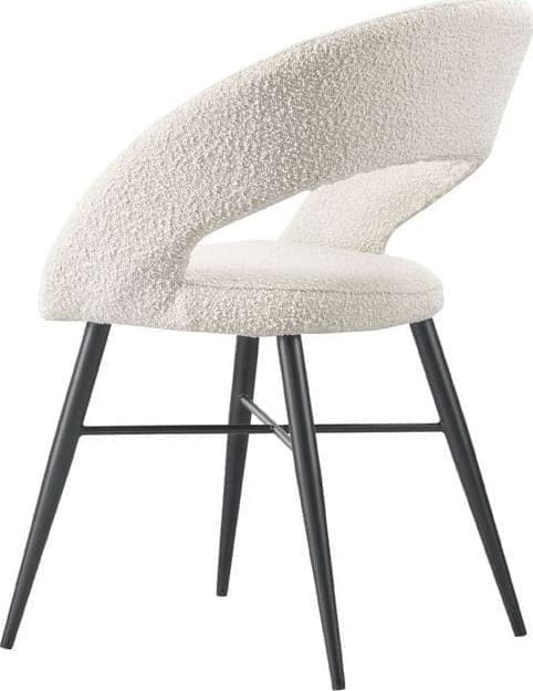 Pronto Wonen Eetkamerstoel Marasino beige Beige|Wit Eetkamerstoel