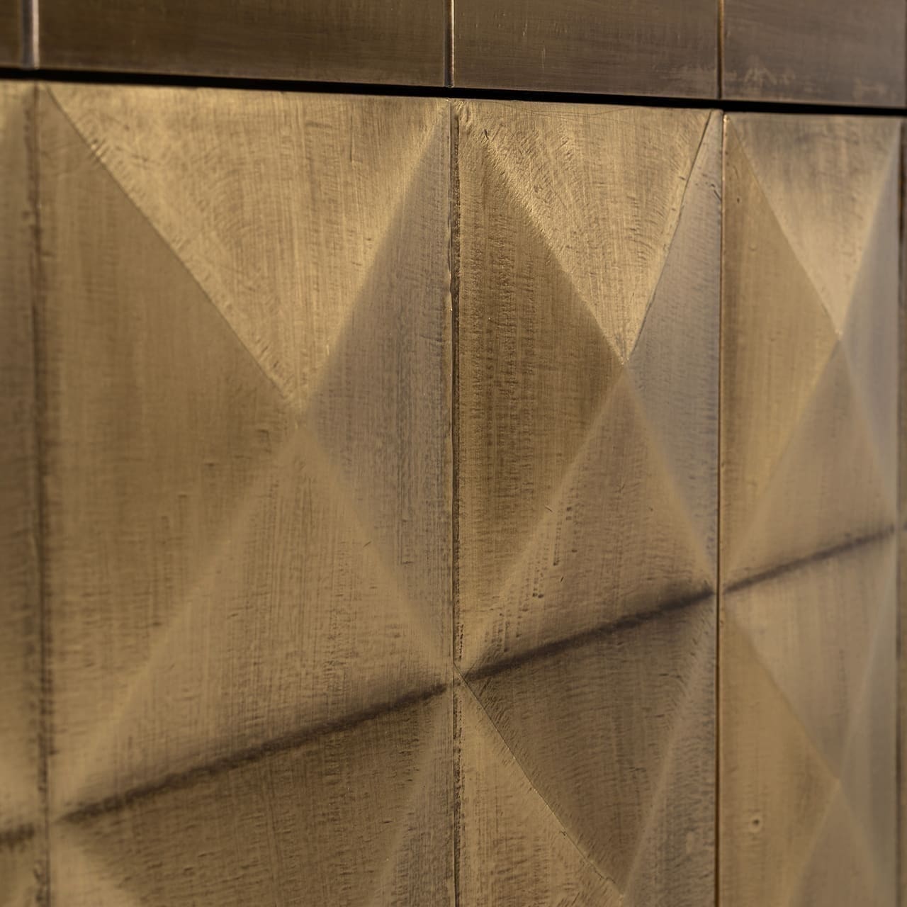Richmond Interiors Dressoir Collada 3-deuren Goud Dressoir