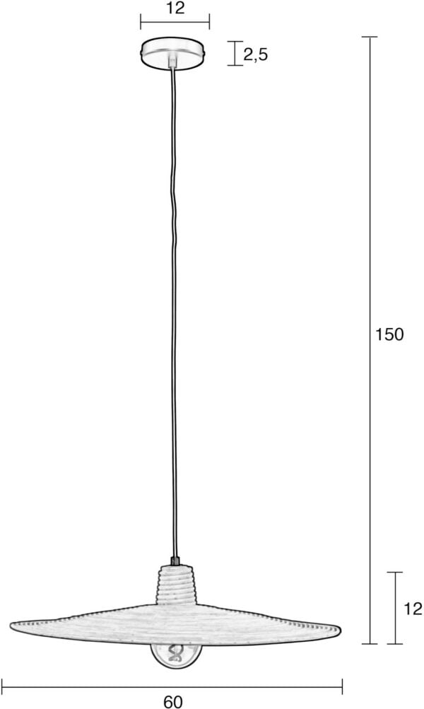 Hanglamp Balance L Black Zuiver Hanglamp ZVR5300207