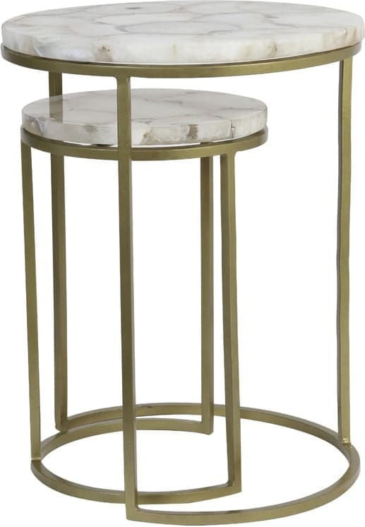 Bijzettafel Axat - Agaat Antiek Brons Light & Living Bijzettafel 6748618