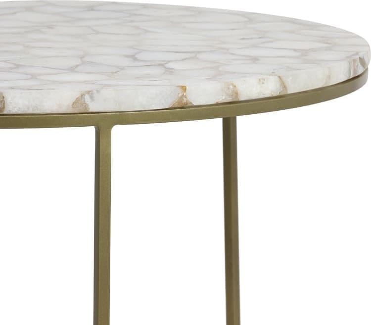 Bijzettafel Axat - Agaat Antiek Brons Light & Living Bijzettafel 6748618