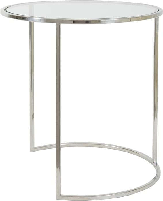Bijzettafel Duarte - Nikkel+glas Light & Living Bijzettafel 6724919