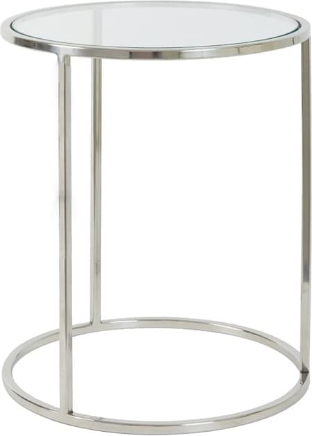 Bijzettafel Duarte - Nikkel+glas Light & Living Bijzettafel 6724919