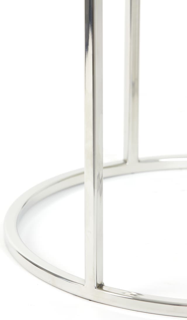 Bijzettafel Duarte - Nikkel+glas Light & Living Bijzettafel 6724919