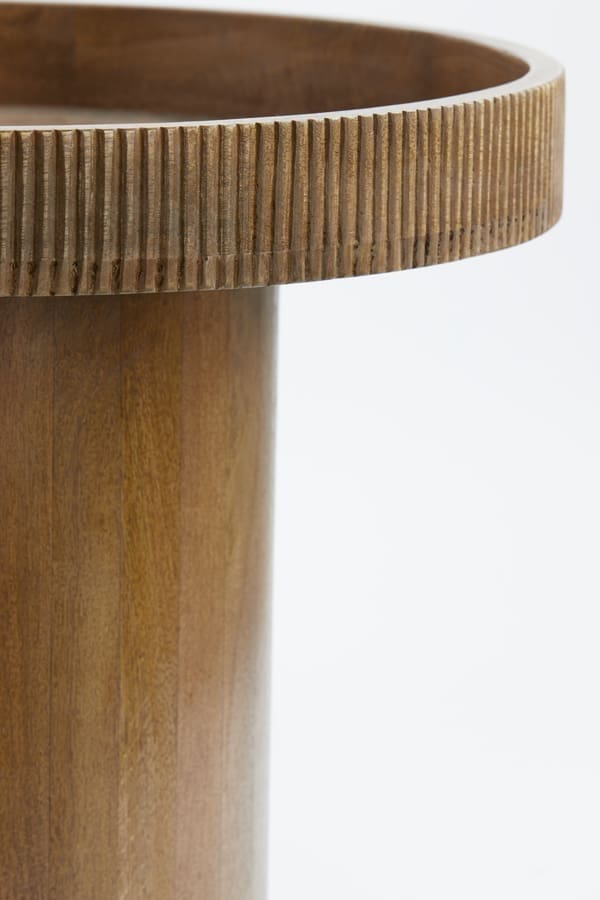 Bijzettafel Kalomo - Hout Donker Bruin Light & Living Bijzettafel 6777284