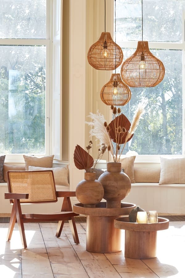 Bijzettafel Kalomo - Hout Donker Bruin Light & Living Bijzettafel 6777284