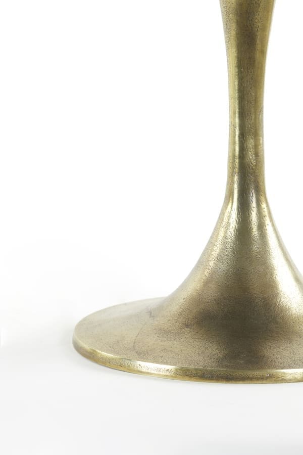 Bijzettafel Rickerd - Geel Agaat+antiek Brons Light & Living Bijzettafel 6765360