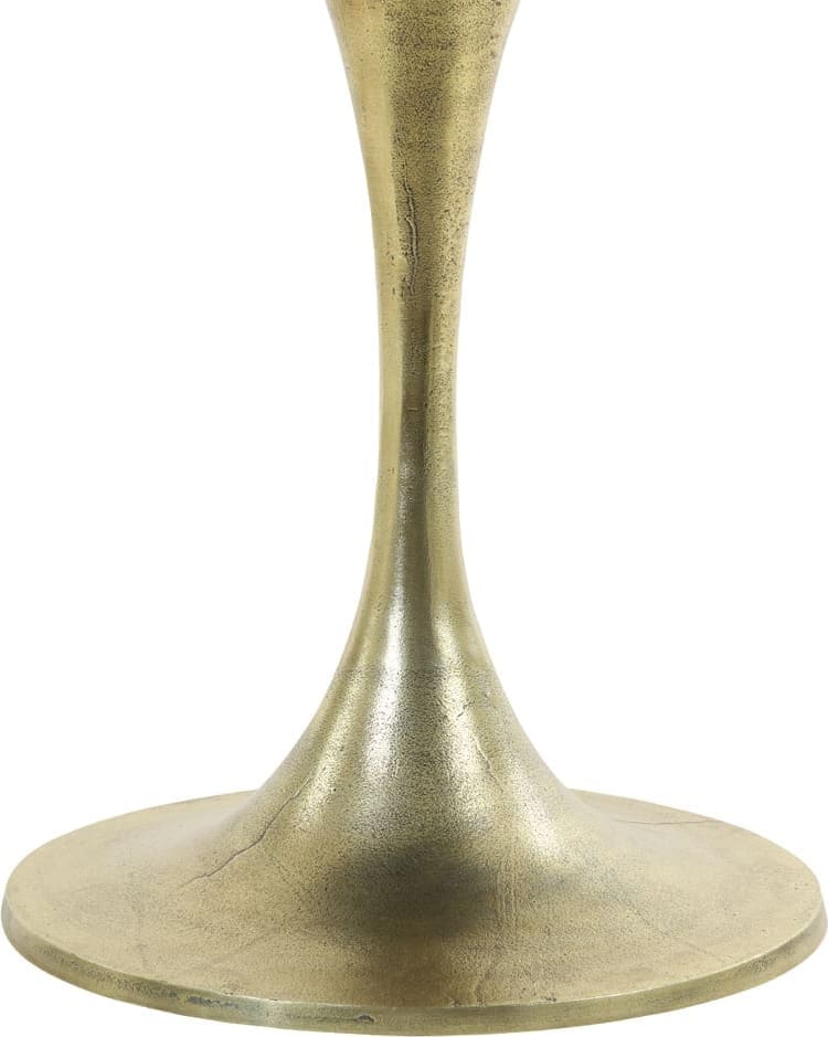 Bijzettafel Rickerd - Wit Marmer+antiek Brons Light & Living Bijzettafel 6765326