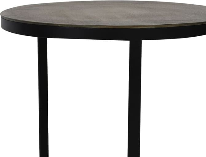 Bijzettafel Trelo - Antiek Brons-zwart Light & Living Bijzettafel 6754918