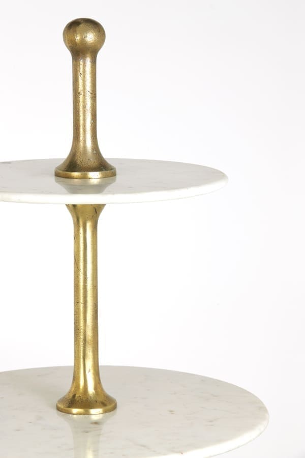 Etagere Vermentino - Marmer Wit Light & Living Woonaccessoire|Woningdecoratie 6610129