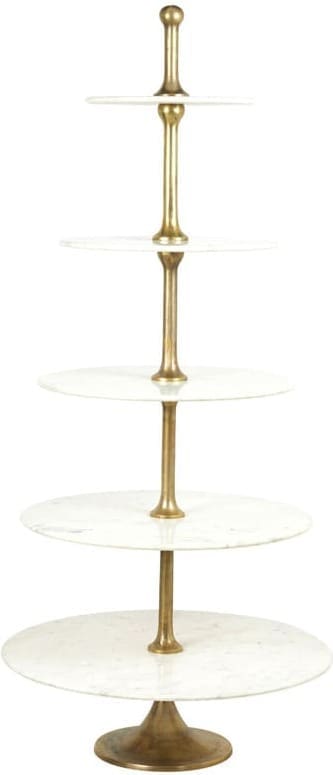 Etagere Vermentino - Marmer Wit Light & Living Woonaccessoire|Woningdecoratie 6610129